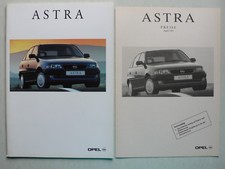 Prospekt Opel Astra GL/GLS/GSI/Caravan, 7.1995, 60 Seiten + Preisliste