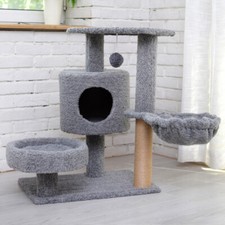 TOMI PETS Kratzbaum Lucy Kratzmöbel Katzenbaum Katzenmöbel Katzenhöhle Spielball
