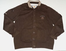 VAN SANTEN & VAN SANTEN Herren Strickjacke Pullover Shirt Jacke braun Gr. XL