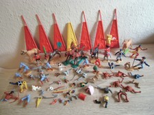 Großes Bastelkonvolut * TIMPO TOYS * Tipi, Pferde, Indianer, Cowboys, etc