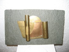 MICHAEL VOSS, *1942 Pommern, Malchow, abstrakt, Bronze, Kupfer, 1978