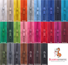 Reißverschluss endlos 5m, Spirale 5mm + 10 Schieber/Zipper 27 Farben, Meterware