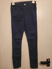 H&M Mädchen Jeans- Leggings Gr.152 Marineblau 