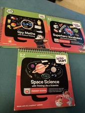 Leap Frog Start Buch Level 4 Weltraum Wissenschaft Spion Mathematik Superheld Wortschatz 5-7