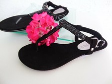 *** Marco Tozzi Zehensandale edel Steinchen Gr. 39 *** schwarz ***