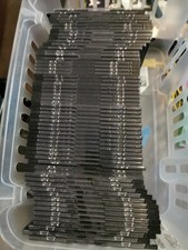 58x CD Leerhüllen schwarz für CD DVD Rohlinge 