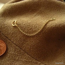 Verlängerung, Erbs Verlängerungskette in 585er Gelbgold, 1.5 mm, Länge wählbar