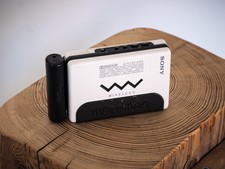 Sony Walkman WM-505 Vintage Stereo Cassette Player weiß wireless Kassetten 1988