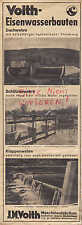 HEIDENHEIM-ST. POELTEN, Werbung 1940,J. M. Voith Maschinen-Fabriken Dach-Wehre