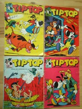 Rolf Kauka´s TIP TOP Nr.40, 45, 48, 51 - Konvolut 4 Comichefte mit Großbild