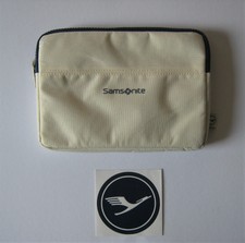 Lufthansa Amenity Kit / Kulturbeutel Tasche "SAMSONITE" BUSINESS Class hell/dunk