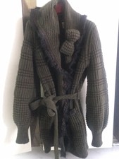 aktuelle Strickjacke/Mantel(Yak/Kaschmir) von Chanel Gr.36