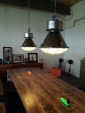 LOFT Lampe Glocke Alt Gastro Industrie Industrielampe Beleuchtung loftlampe WOW