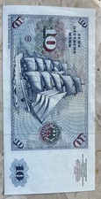 10 Deutsche Mark Schein  Banknoten Geldscheine Serie 1980