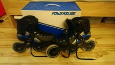 Powerslide R6 Unisex Inline Skates - Schwarz, Gr. 43. Rollengröße: 125mm