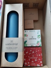 Waterdrop Steel Flasche 1 L plus Zubehör *NEU*