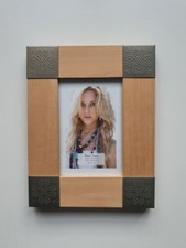 Ikea Bilderrahmen Fiffig aus Holz Metall Glasscheibe verpackt 10x15 Foto Bilder