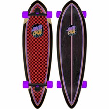 Santa Cruz Rad Dot Pintail Longboard Cruiser Komplett-Board Skateboard Deck NEU
