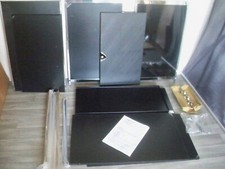 Sideboard Kommode  Sydney  Aufbewahrungsschrank Aktenschrank schwarz-silber