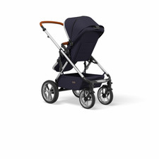 Moon Kombi Kinderwagen Kinderbuggy NUOVA navy silbernes Gestell552