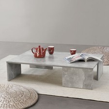 B-WARE Couchtisch Tisch Beistelltisch Wohnzimmertisch Sofatisch Betonoptik