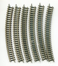 6 x Marklin 8521 gebogene Spur Z Stärke  