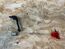 RAUBTIERKARPFENANGELGERÄT - FUCHSROT, MIKROSWINGER, BOBBIN, AUFHÄNGER