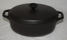 schwerer NOMAR GUSSBRÄTER rohes Gusseisen MADE IN FRANCE Gusstopf 28 x 22cm