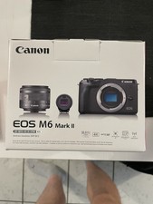 Canon EOS M6 Mark II 32.5MP Spiegellose Systemkamera - Schwarz (Kit mit EF-M...