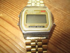 casiq WR 593 A159W Chronograph digital alte Armbanduhr Uhr Armband