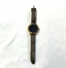 Fossil Damen Q SMARTWATCH/SMARTUHR Venture 3rd Generation mit braunen Leder Band! lesen!