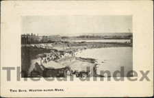 Weston-super-Mare Knightstone/Knightstone Insel Postkarte Somerset Anon