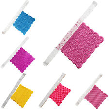 Prägung Acryl Rollstift Fondant Zucker Handwerk Kuchen Cupcake Backen LSLDBYOTM