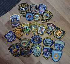 23 Abzeichen Patches Polizei Police USA Konvolut State "C" America California