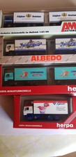 Herpa/Albedo/AWM Konvolut 4 LKW Bauer/Löwenbräu/Maisel's/Allgäuer Brauhaus, 1:87