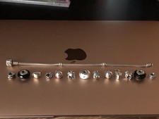 Pandora Armband 18 cm Original mit Charms