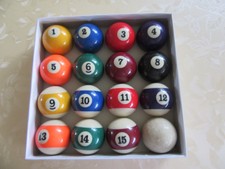 Billard Kugelsatz Pool Kugeln Kugel Set Pool 57,2 mm Turniergröße