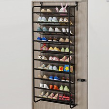 Schuhregal Schuhkarussell Tür Regal Teleskopregal Schuhständer Türhängeregal DE