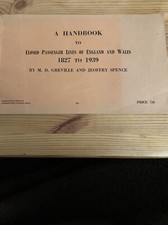 Ein Handbuch für geschlossene Passagierlinien von England und Wales 1827 bis 1939