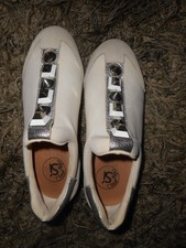 SI DAMENSCHUHE GR 36,5 BEIGE /SILBER