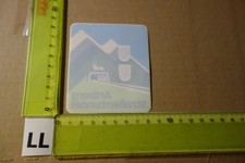 Alter Aufkleber Alpenstrasse Pass ARLBERG Straßentunnel (Scheibe) Österreich