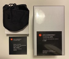 Leica Summicron-T Objektiv 23 mm f/2 ASPH schwarz eloxiert L-Halterung 11081 verpackt 