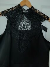 Spitzenkleid Gr. S/M Schwarz Strech