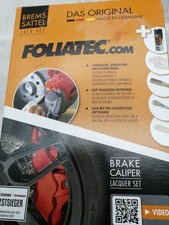 Foliatec Bremssattel Lack Set, Hitzebeständig, Komplettsatz für 4 Bremssättel, P