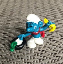 20114 ZAUBERER Schlumpf mit Zylinder Tuch Schlümpfe Smurf Sammlung 1981 Schleich