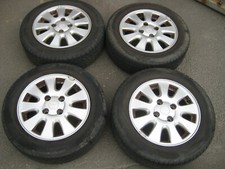 Satz Sommerreifen auf Alu Mitsubishi  195/60 R15 88H  6Jx15H2 ET46 Lk.4x114,3