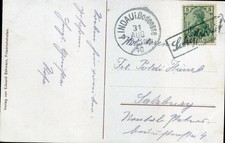 420768) Schiffspost DR AK m. R1 Schiffsbrief + K1 Lindau i. Bodensee 1910