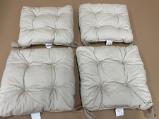 sleepling 4er Set Stuhlkissen Sitzkissen beige