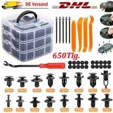 650Tlg Auto KFZ Spreiznieten Sortiment Autotür Innen Befestigung Clips Kit Set