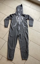 Overall Einteiler Hausanzug Kuschelanzug ?Gr. XS 146/152, Kinder Mädchen Jungen